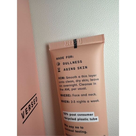 Versed WEEKEND GLOW OVERNIGHT BRIGHTENING MASK 30ml/1oz - Picture 3 of 5